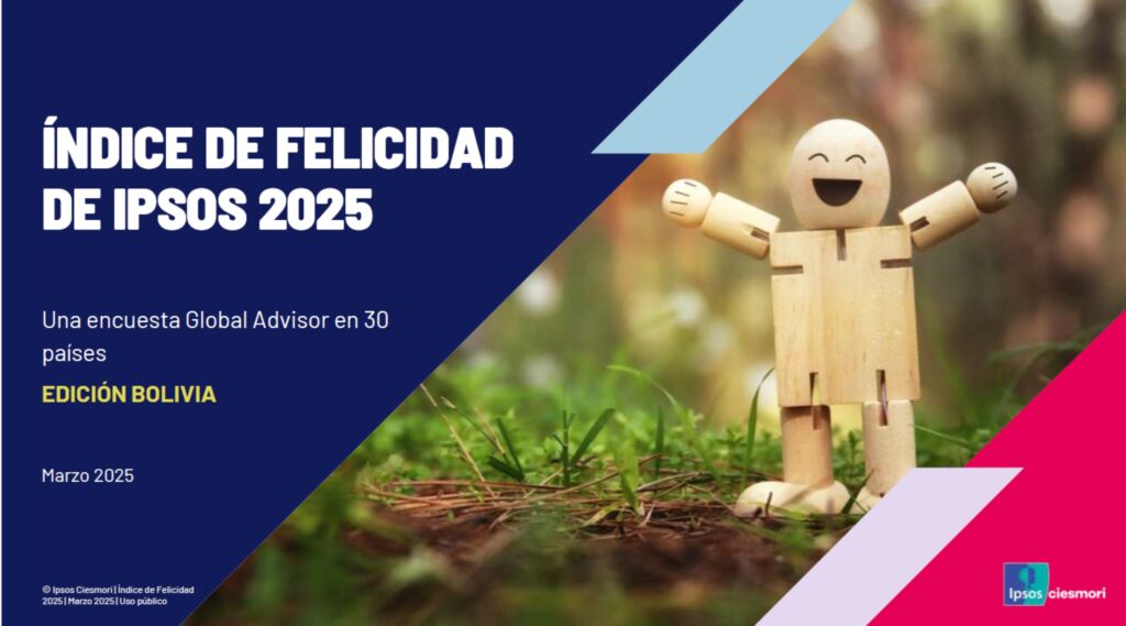 Índice de Felicidad de Ipsos 2025 | Edición Bolivia mar 25 felicidad
